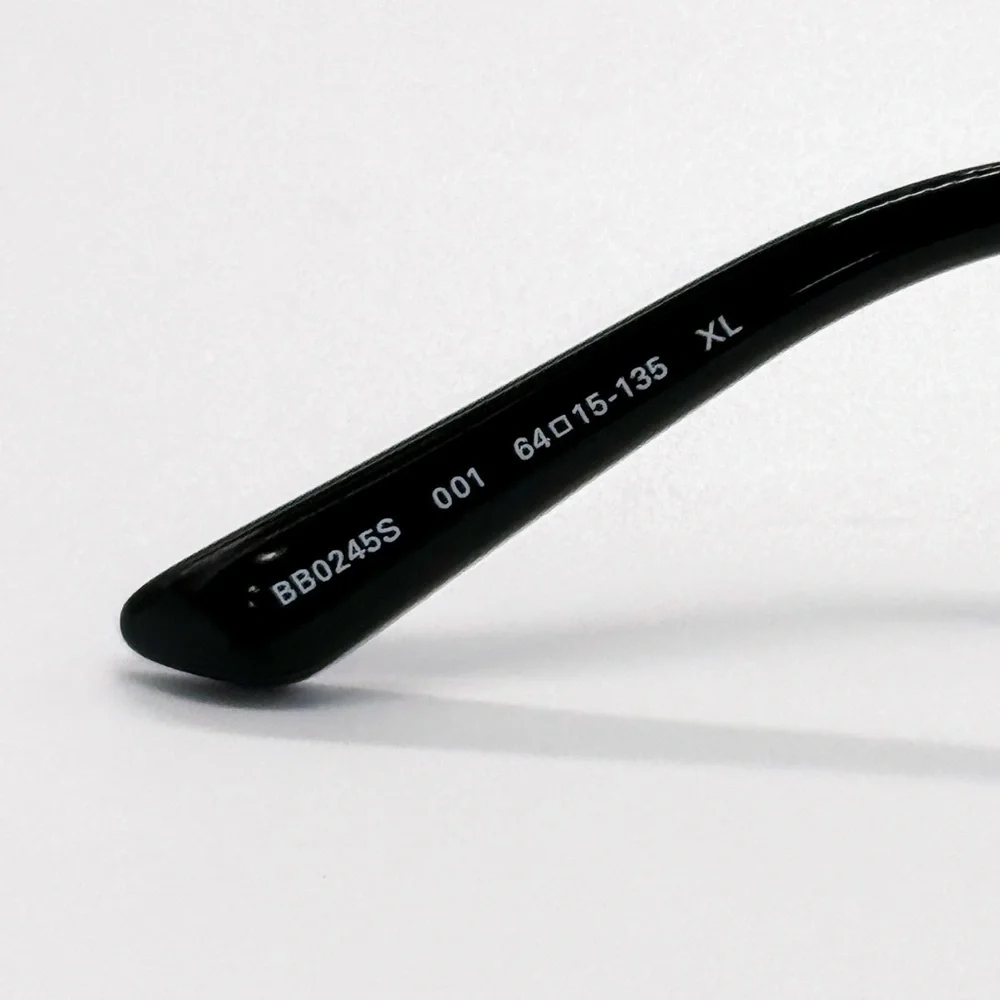 NEW BALENCIAGA BB0245S 001 OVAL BLACK METAL UNISEX SUNGLASSES BALENCIAGA